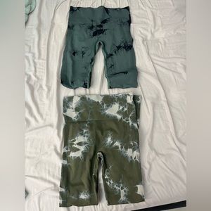 BUNDLE- shein marble scrunch leggings